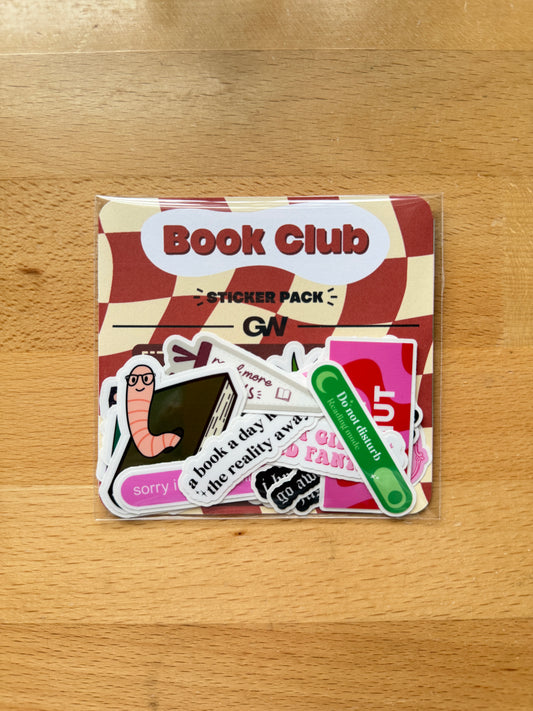 Book Club Sticker Pack