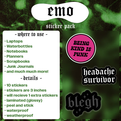 Emo Sticker Pack