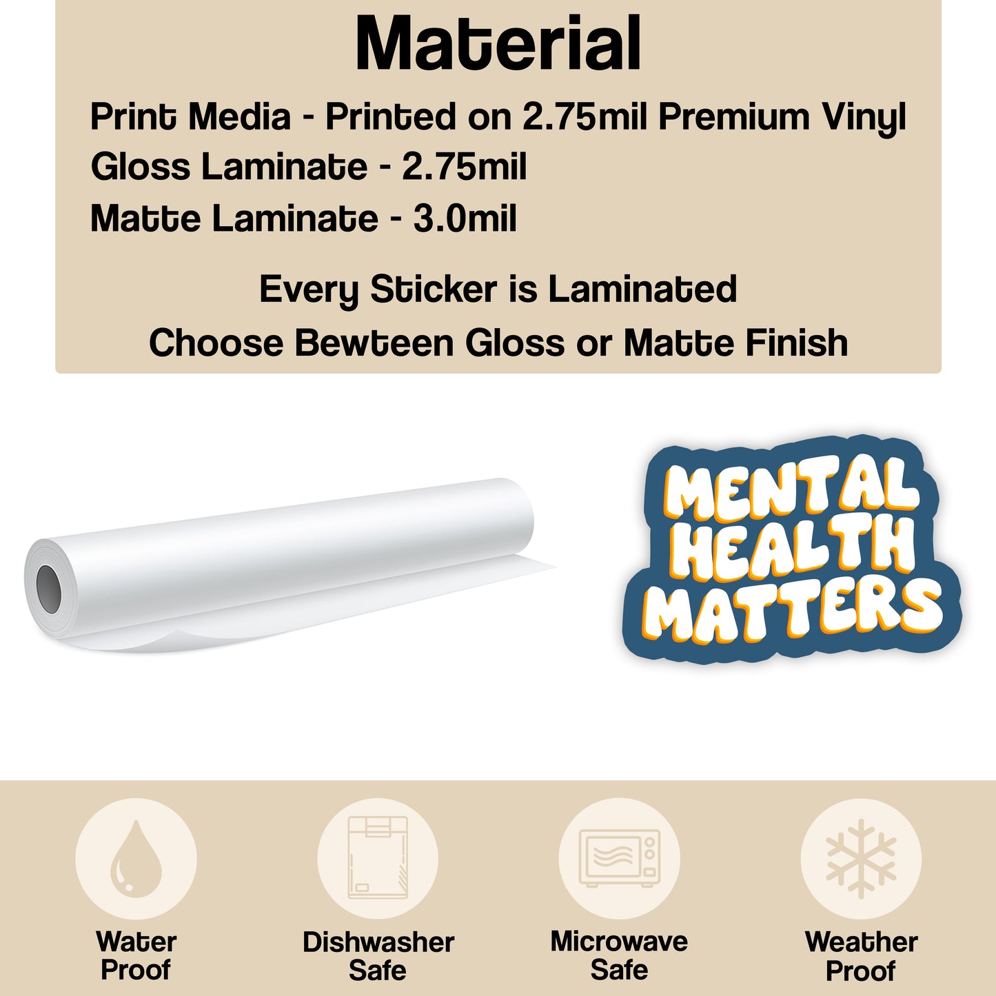 Mental Health Matters Sticker
