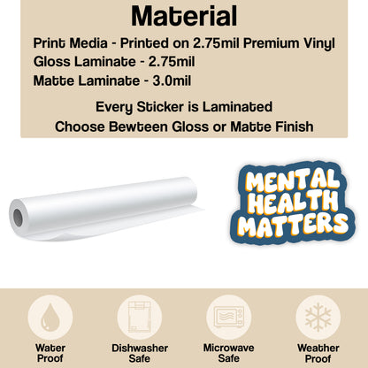 Mental Health Matters Sticker