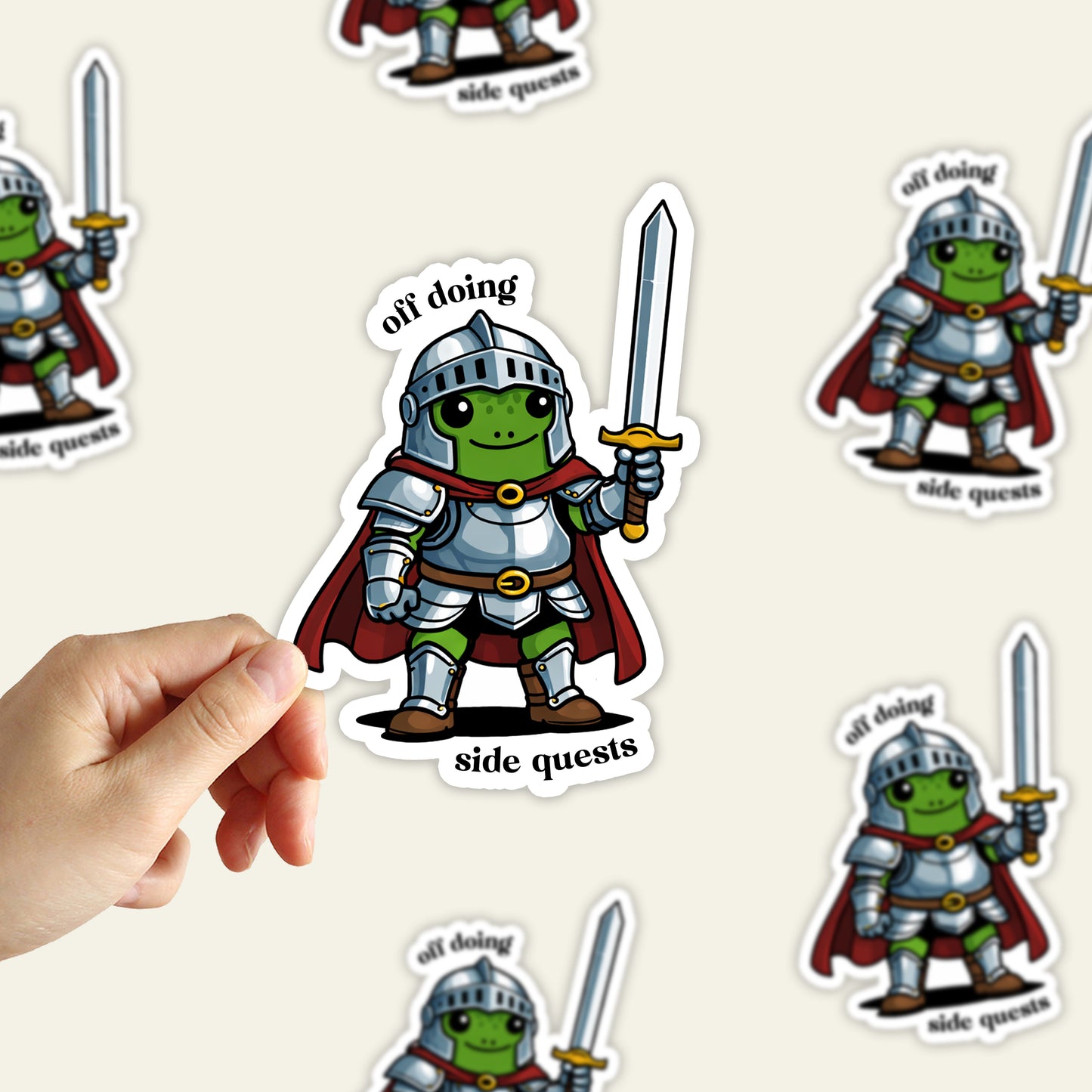 Off Doing Side Quests Sticker