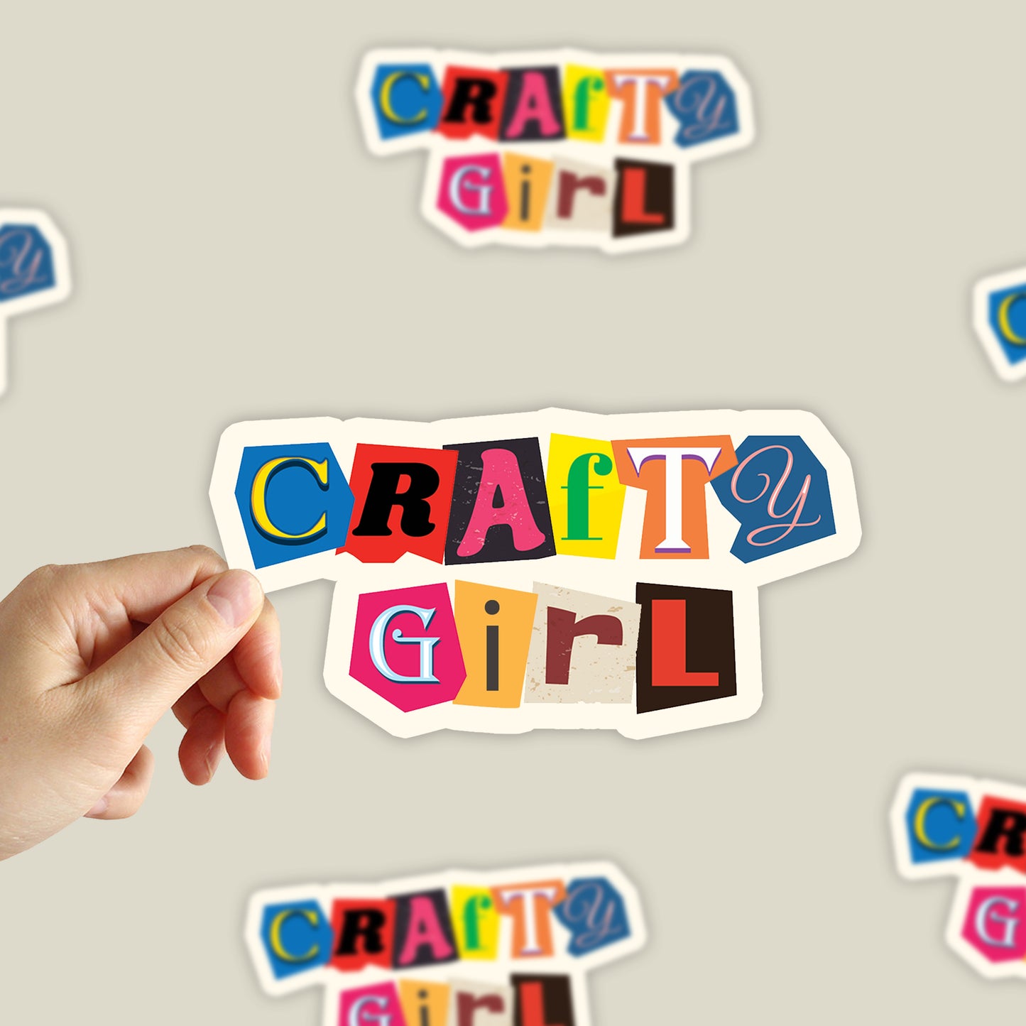 Crafty Girl Sticker