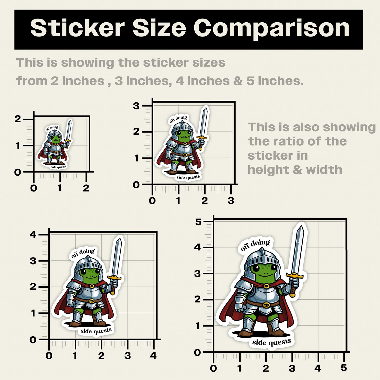 Off Doing Side Quests Sticker