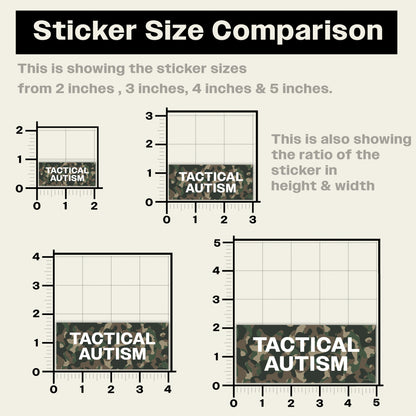 Tactical Autism Sticker