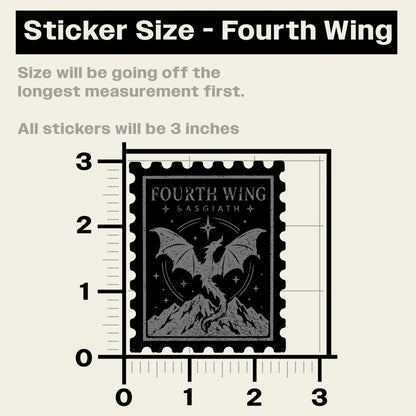 Fourth Wing Sticker Pack