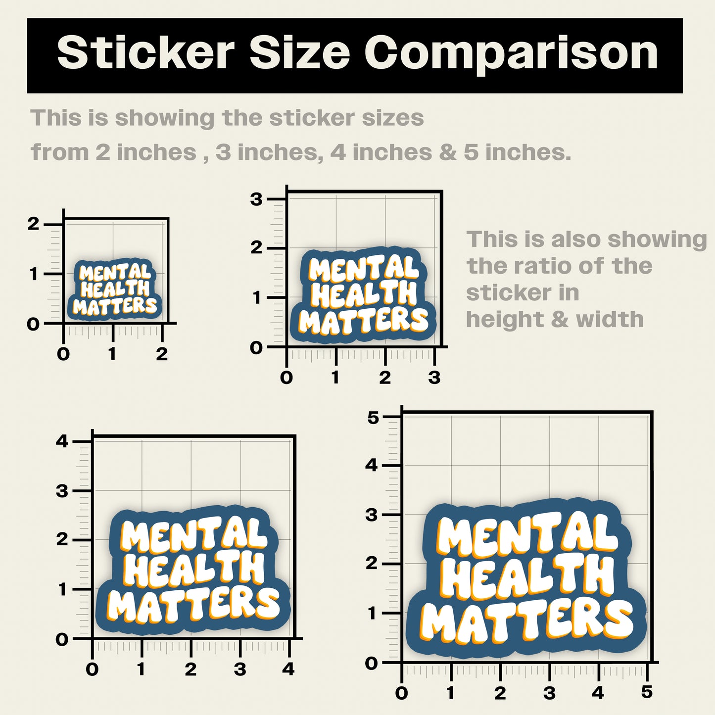 Mental Health Matters Sticker