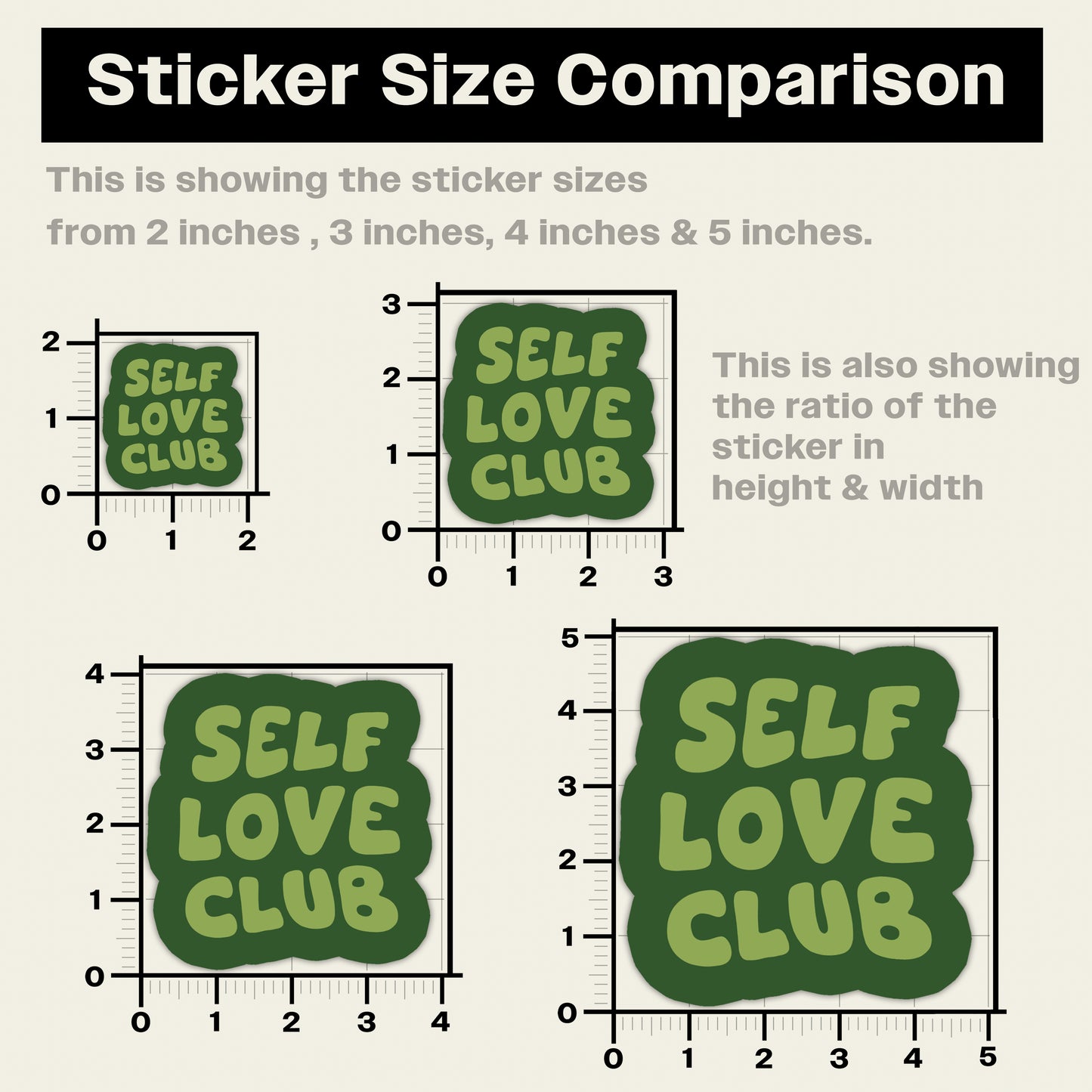 Self Love Club Sticker