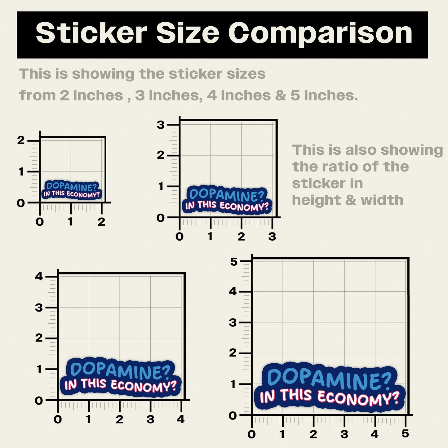 Dopamine In This Economy Sticker