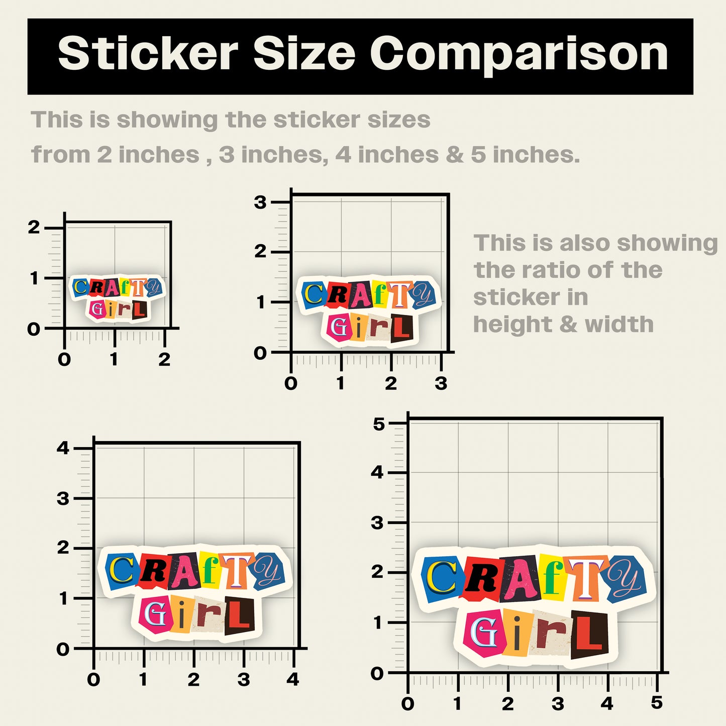 Crafty Girl Sticker