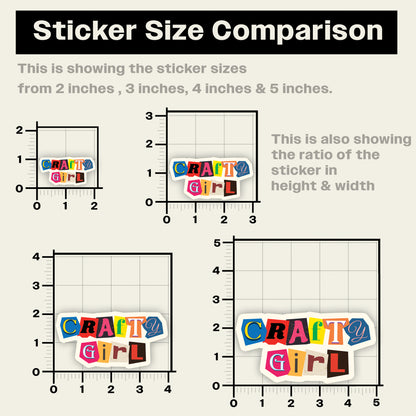 Crafty Girl Sticker