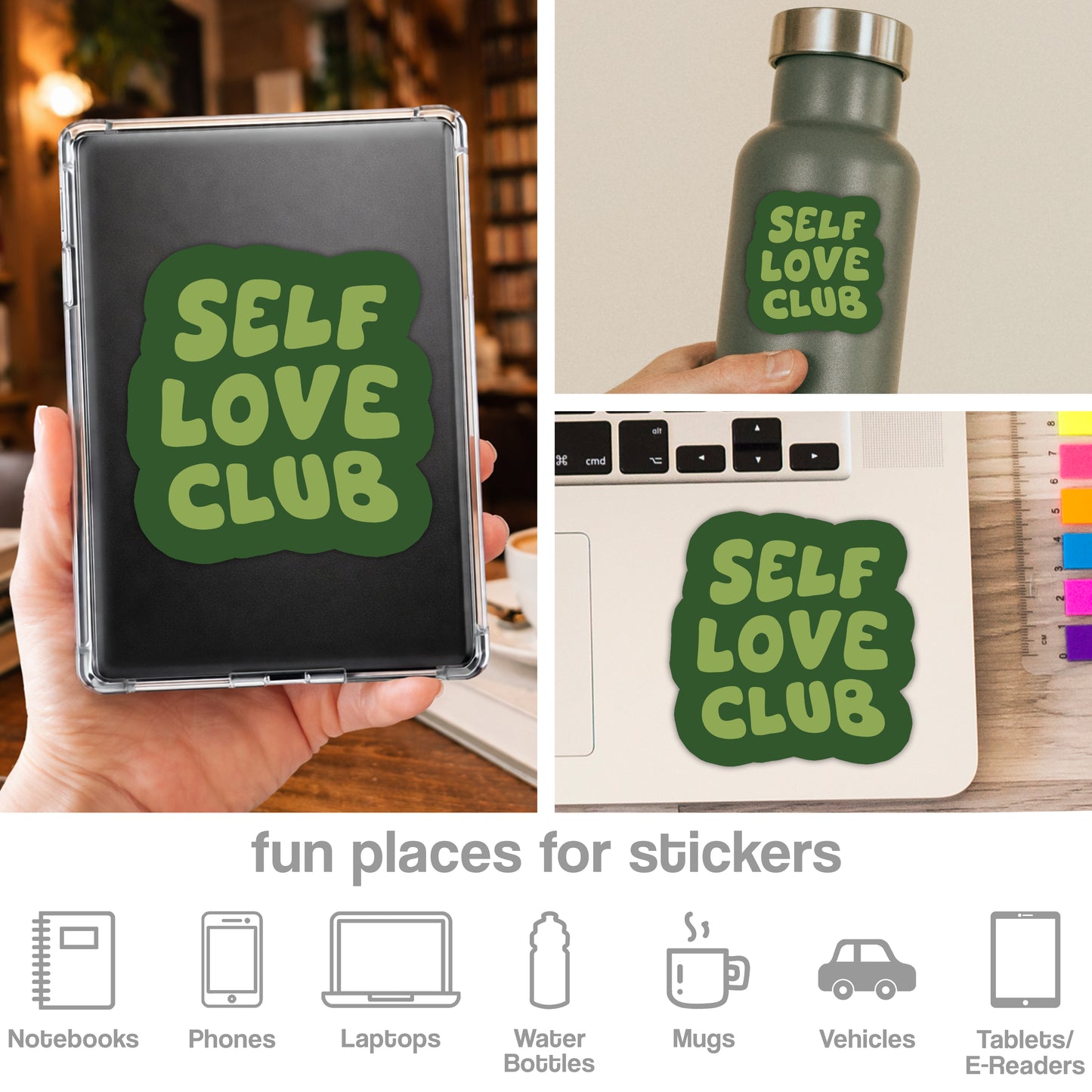 Self Love Club Sticker
