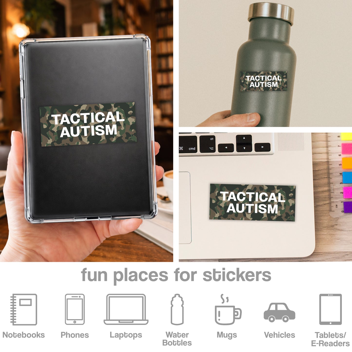 Tactical Autism Sticker