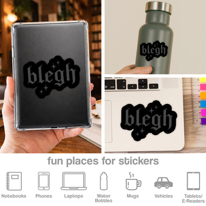 Blegh Sticker