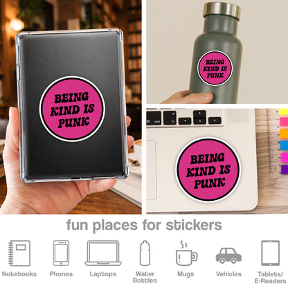 Being Kind Is Punk Sticker