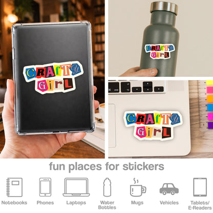 Crafty Girl Sticker